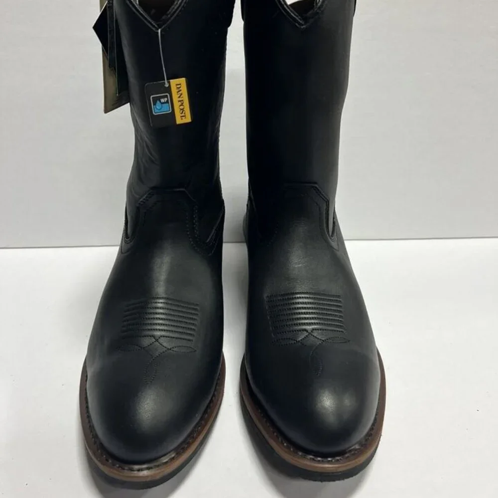Dan Post Men's Albuquerque Waterproof Boot Black Size 14EW